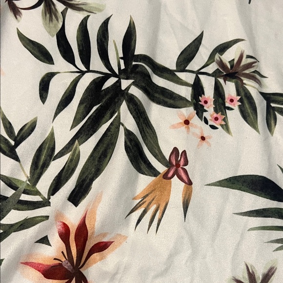 NWOT Tropical Print Maxi Skirt with High Slits - Picture 9 of 10